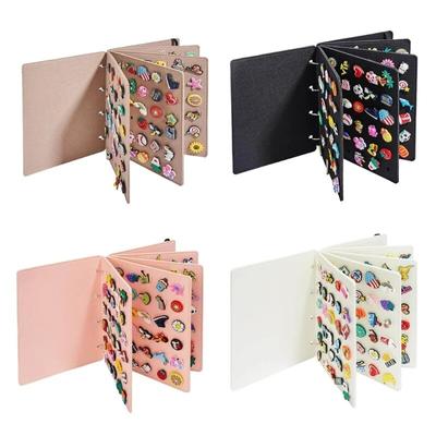 Filz-Schuh-Blumen-Aufbewahrungsbroschüre, Schuh-Charm-Organizer, Schuh-Dekoration, Display-Halter, Haushalts-Organisationsbroschüre