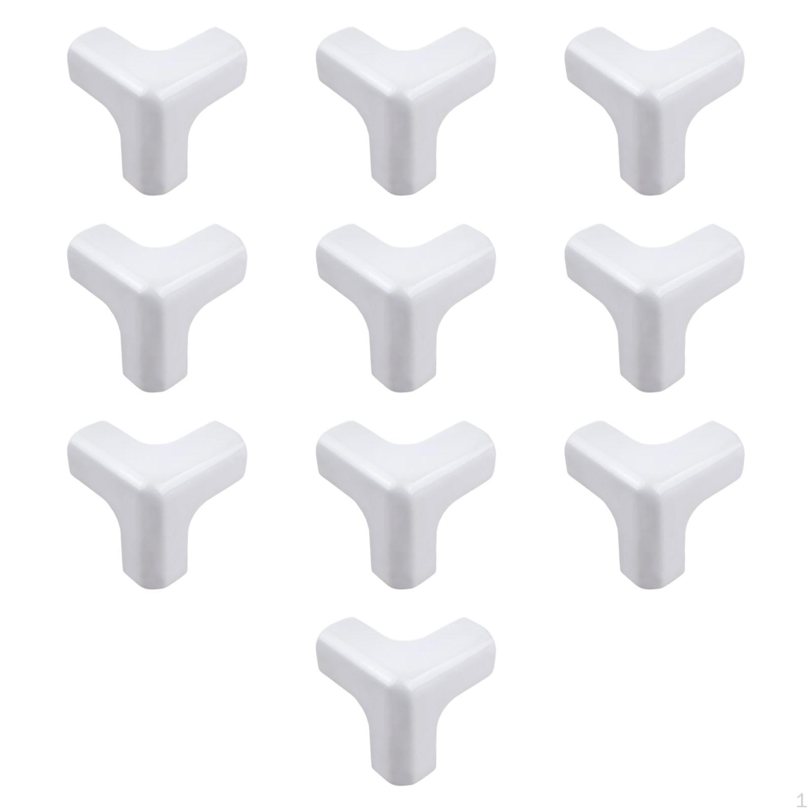 

10 шт. Кутові захисні захисні щитки для столу. Захист від дітей білий