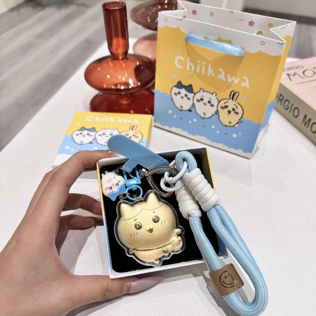 Gold Cartoon Usagi Pendant Phone Strap Keychain