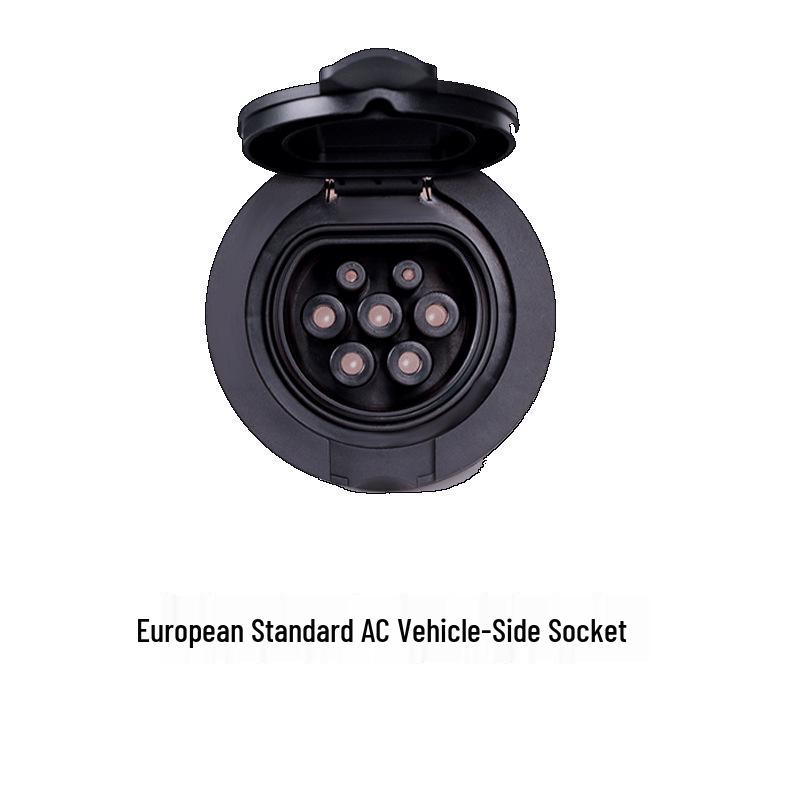 New Energy Vehicle AC/DC Charging Socket with Euro/US Connector