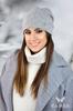 Lily Plain Wool Women' Hat with Logo Gray