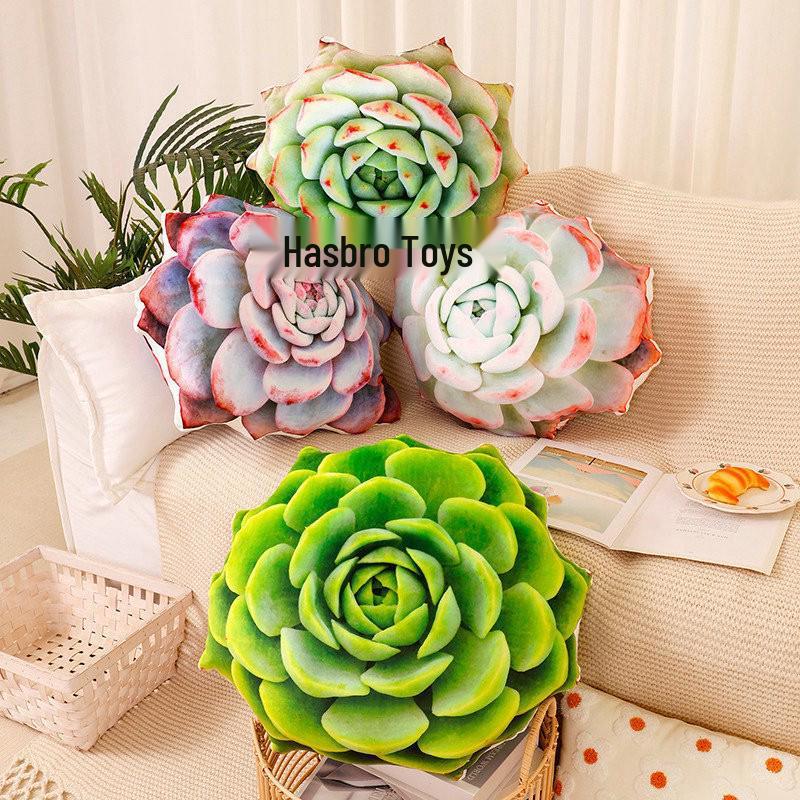 Cuscino Peluche Succulenta Stile Ins - Cuscino Creativo per Ufficio & Regalo