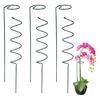 3 Pcs Plant Support Stakes Twist Tomato Stakes Spiral Plants Stakes Iron Garden Stakes Supports with Twist Ties for Climbing Plants Vines