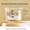 ZISIZ Baby Food Storage Container Glass Bowl