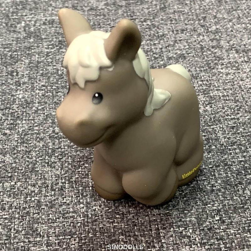 BIXE Fisher Lot Little 2inch Mini Pessoas Fazenda Zoológico Animal Desenhos animados figuras de ação brinquedos presente de Natal
