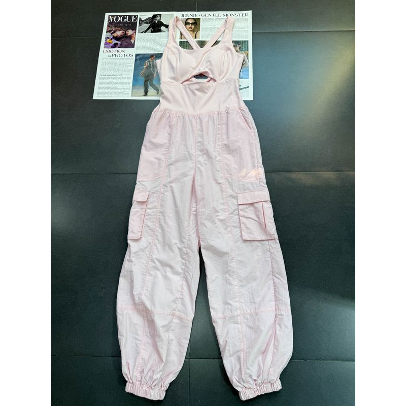 

Foreign Trade Order @ Ltardst @ TE Sports Series Spherical Jumpsuit Comfortable Sports Jumpsuit Pink Sports jumpsuit M