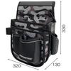 SK11 PRO-G15 Nail Bag with Holder, Reinforced Bottom, Gray Camouflage Fabric