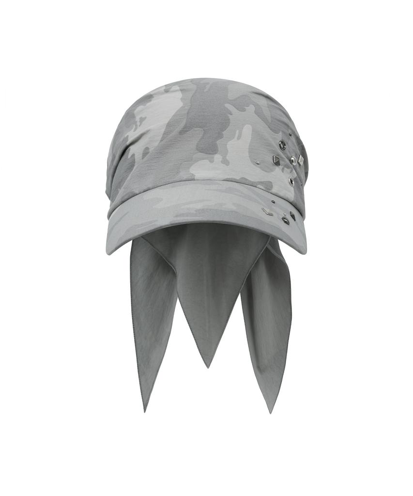 MIDNIGHT MOVE Camo Bandana Cap (Grey)