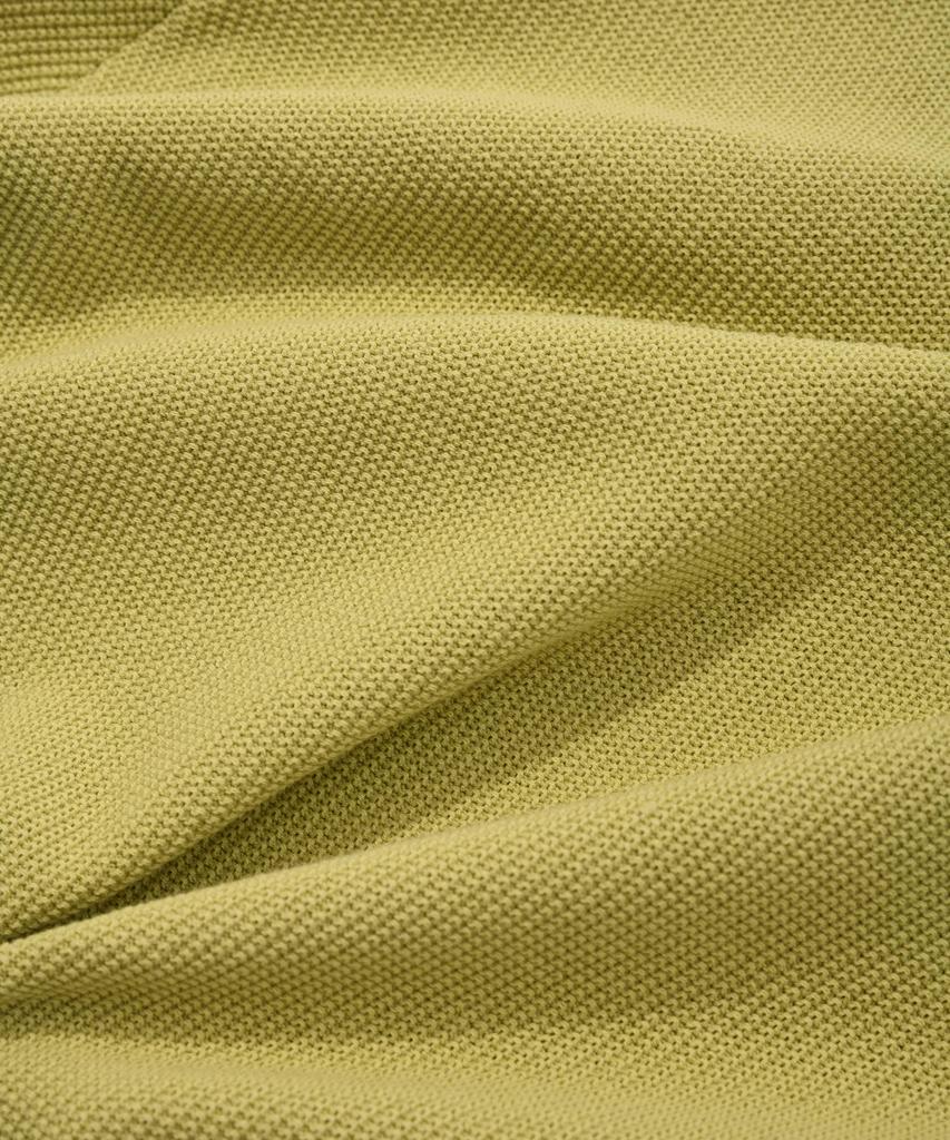 COVERNAT WOMAN Basic Waffle Collar Knit Lime