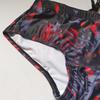 Black Red Phantom Abstract Quick-drying Men's Swimming Boxer