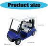 Detailed Miniature Golf Vehicle Alloy 1:20 Scale Golf Cart Pullback Toy Display Piece For Birthday Party Decoration