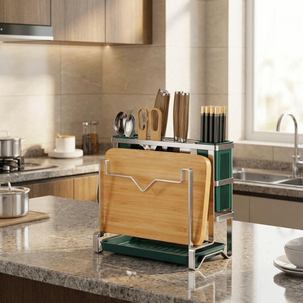 Rustproof Cutter Cutting Board Storage Rack Large Capacity Cutter Holder  Kitchen