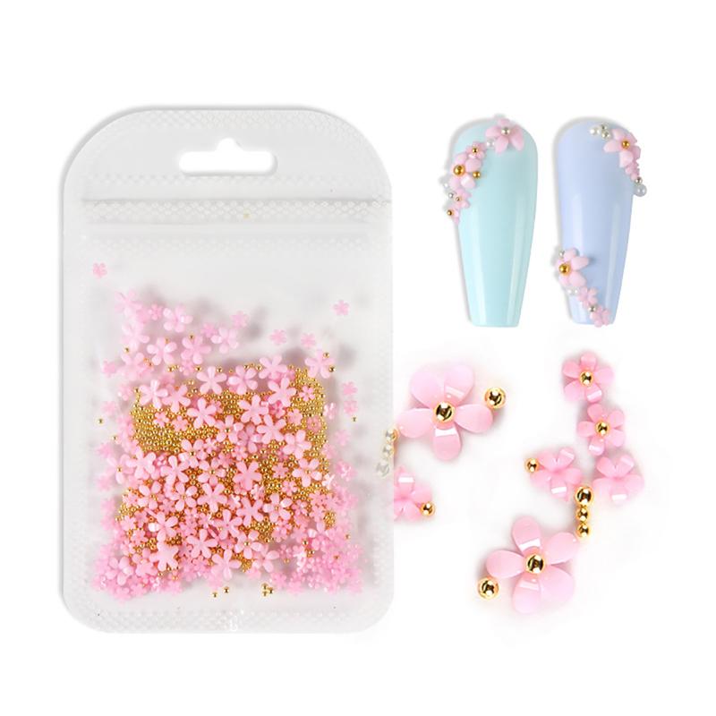 Acrylic Flower Nail Art Decoration Rhinestones  Manicure Accessories Nail Design