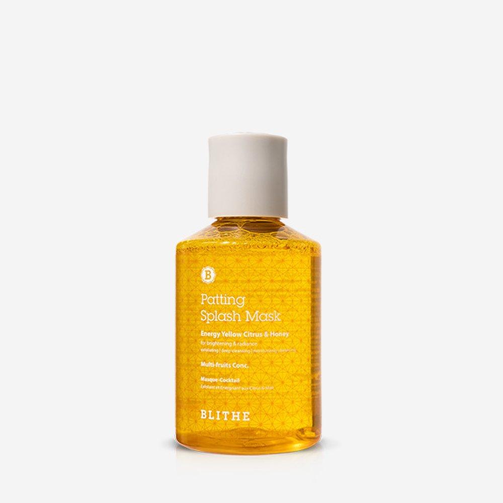 

BLITHE face wash pack tone-up moisturizing wash-off mask pack yellow 150ml