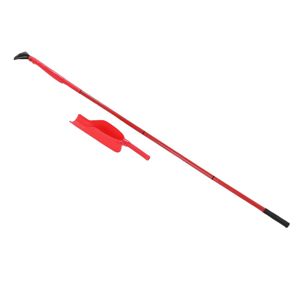 Gutter Cleaning Tools From The Ground, Gutter Cleaning Kit with Extension Pole, Lightweight     Gutter Cleaner Brush, Leaf Scoop and Rake for