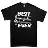 Mens Best Dad Ever Music Shirt, Musician Father Gift, Funny Papa Tee