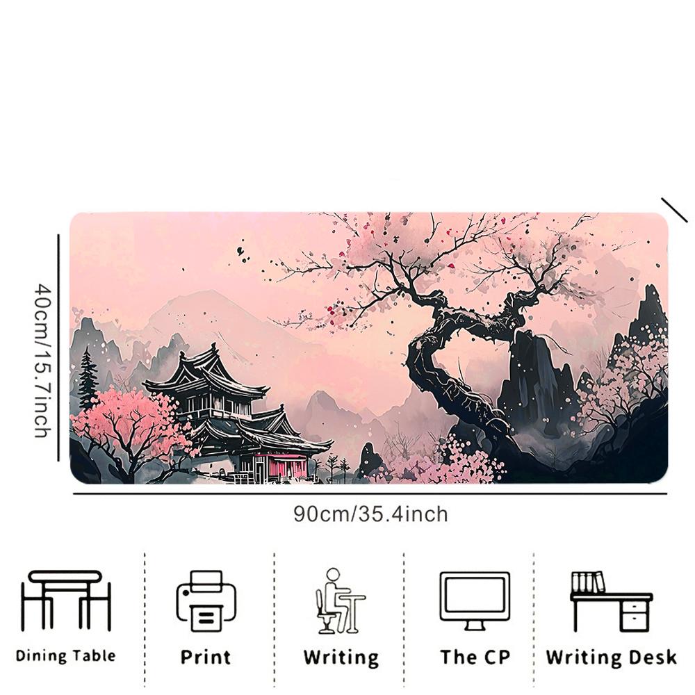 Dreamy Pink & Purple Sky XL Mouse Pad | Upgrade Your Setup with This Durable, Smooth Desk Mat for Gaming and Office