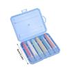 6Pcs Water Soluble Dustless Chalk Colored Sidewalk Chalk with Holder Erasable Whiteboard Art Tool for Blackboard Writing