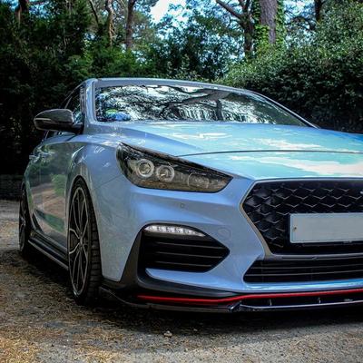 Applicable To Hyundai I30 I30N MK3 2017-2019 Automotive Carbon Fiber Headlight Eyebrow Car Sticker Exterior Accessories