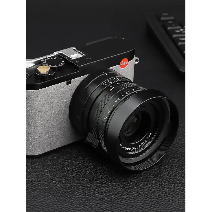 Haoge LH-LQ Metal Lens Hood Shade with Cap for Leica Q3 43 Q3 Q2 Q Q-P QP Typ 116 Typ116 Camera Black