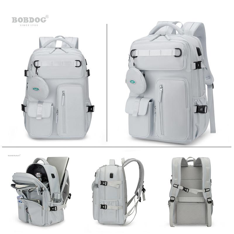 New computer bag for junior high school students, college students, casual and lightweight large-capacity backpacks, schoolbags for boys