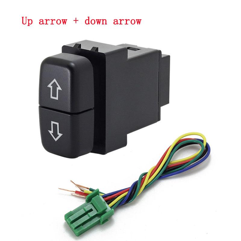 1pc Dual Key Switch Dual Switch Fog Light Daytime Running Light  Switch Button for Mitsubishi LancerX