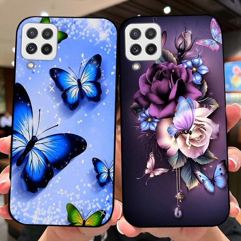 Für Samsung Galaxy A22 4G 5G Hülle A225 A226 Farbdruck TPU Weiche Silikonhülle Für Samsung A22s 5G Handyhülle Bumper Fundas