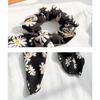 Retro Flower Hair Tie Women Girls Elastic Head Rope Scrunchies Scarf Ponytail Holder Headwear Type 5