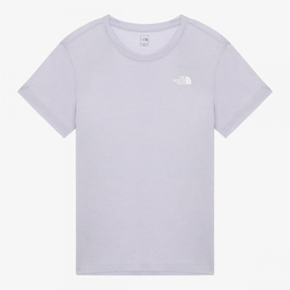 [norTh Face Official] NT7ur40c Women S Velia ShorT Sleeve T ShirT Lavender LAVENDER/085