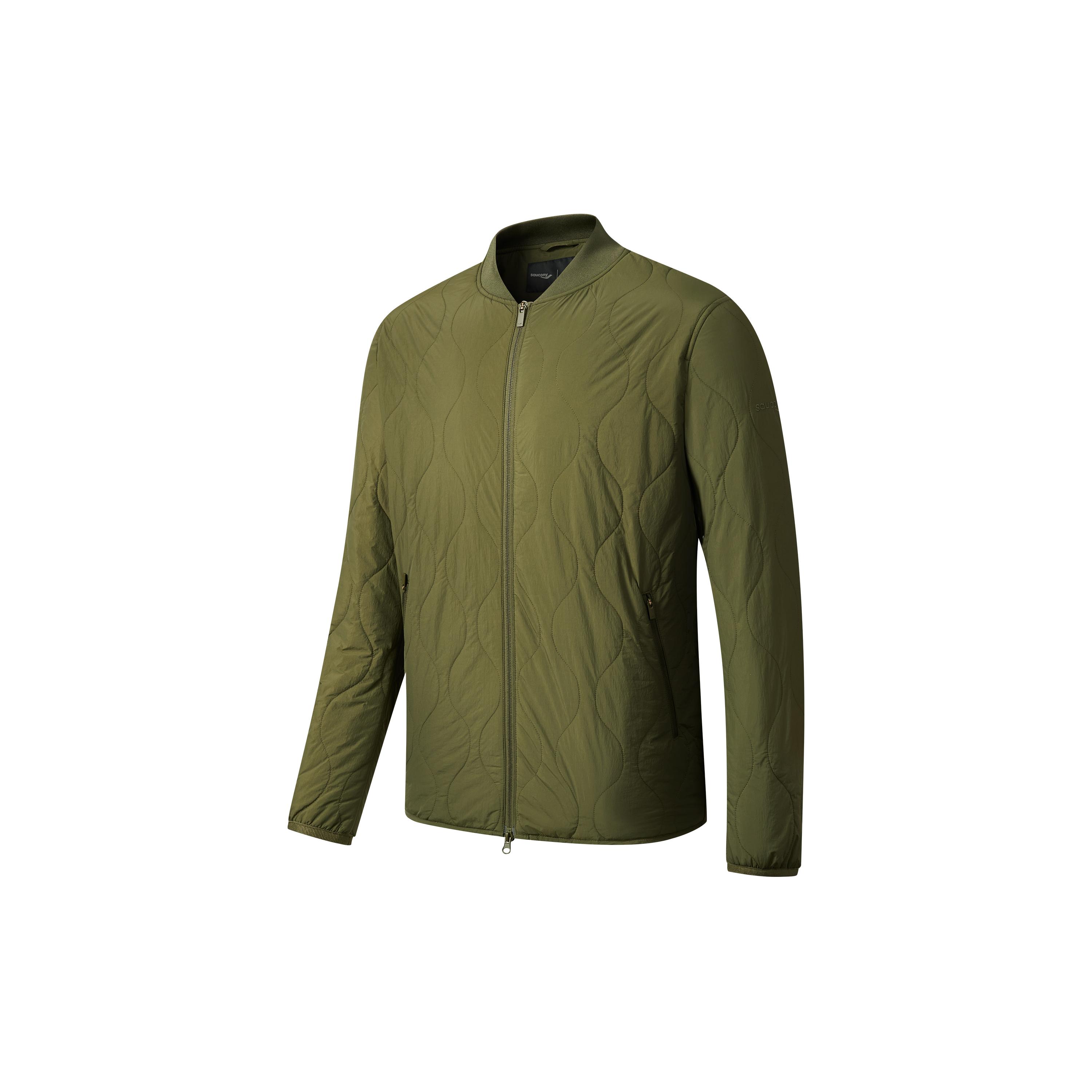 Saucony Quilting Lightweight Puffer Jacket Men s Green SC2249102C-GE102 M