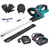 PATUOPRO 480MM Electric Hedge Trimmer Cordless Dual-blade Garden Shrub Pruning Shear Handheld Power Tool For Makita 18V Battery
