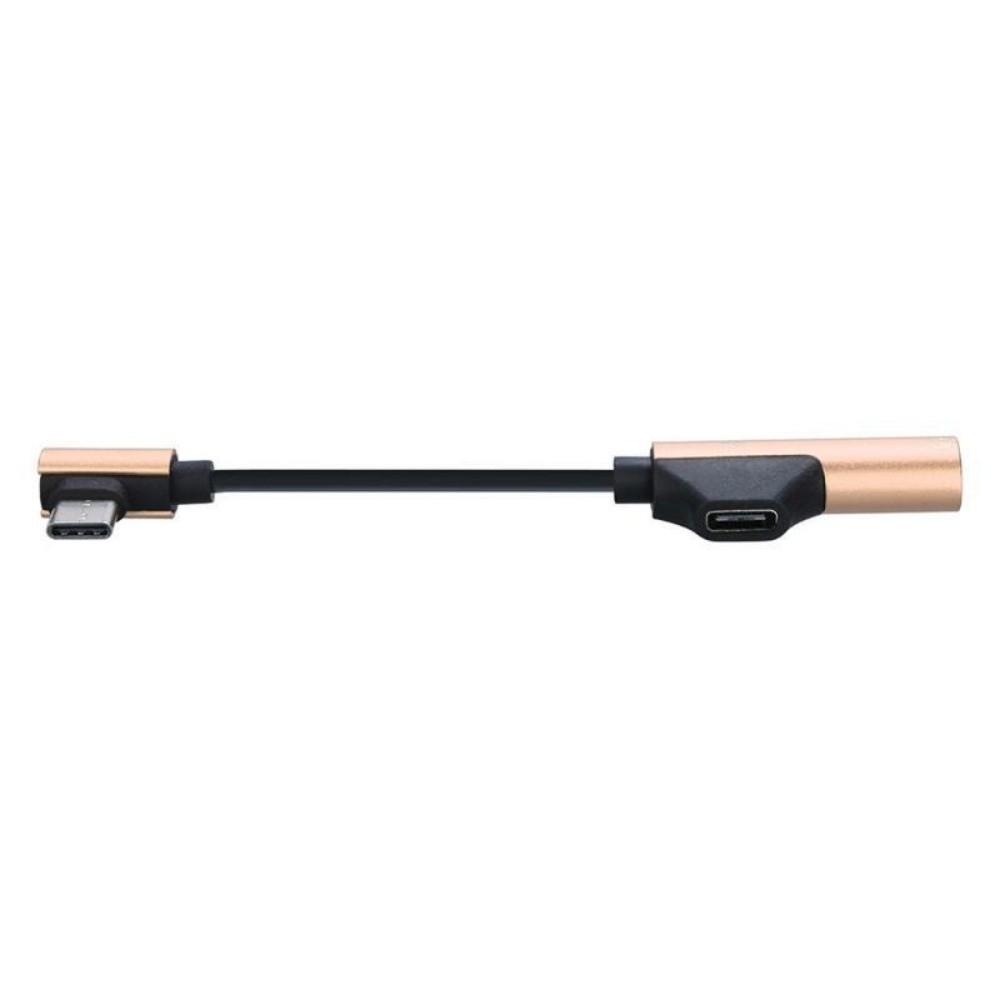 Flexible Cable Audio Charging Adapter Type-C To 3.5mm Audio Cable  Phone Audio Accessories