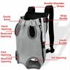 Adjustable Strap Dog Front Carrier Breathable Mesh Pet Carrier Backpack  Outdoor Travel