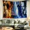 Supernatural Brothers Wall Tapestry Aesthetic Wall Hanging Printed Fabric Blanket Decorative Tapestries for Bedroom Living Room Home Decor