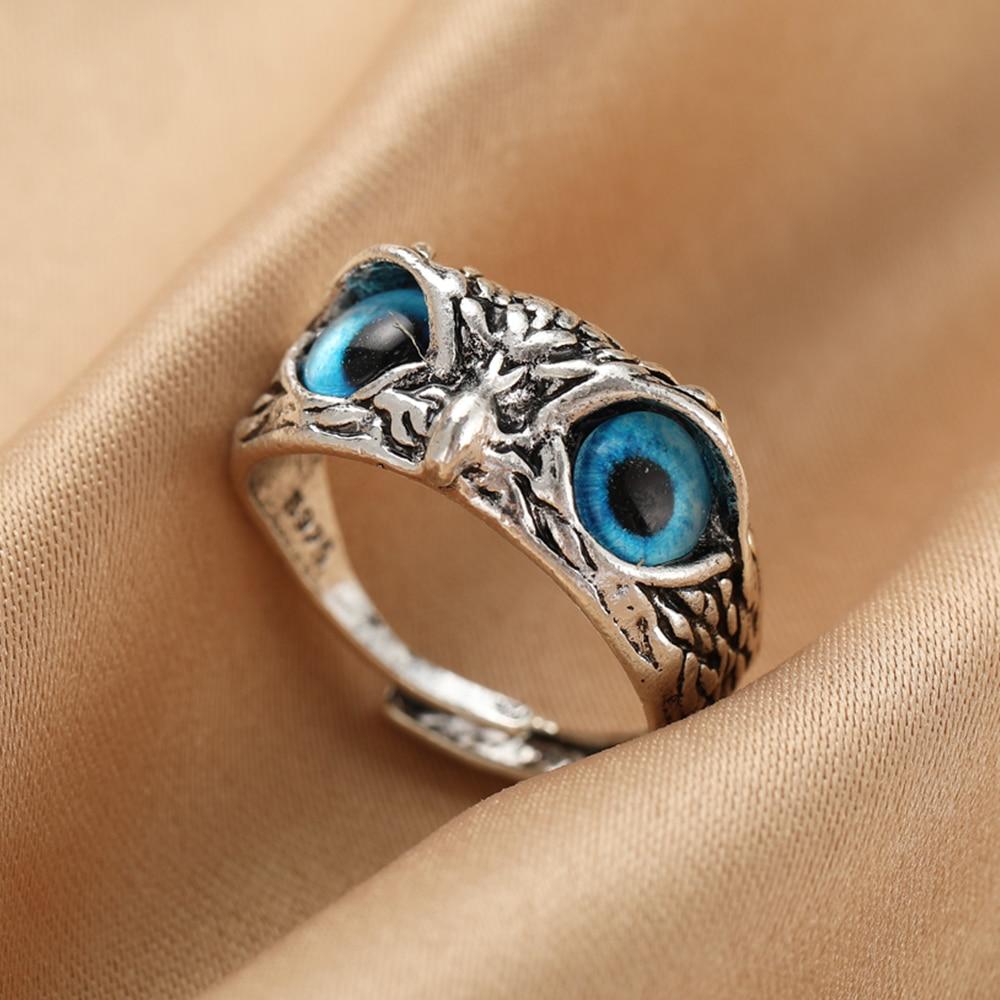 Finger Ring Girls Snake Smile Stylish Fashionable Men Jewelry Women Classic Vintage Ancient Tone Color Punk Hip Hop Adjustable Boho FrogFashion