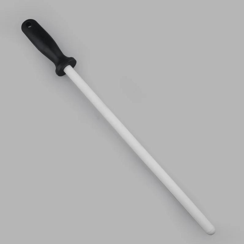 Knife Sharpener Ceramic Stick With ABS Handle Professional Kitchen Knife Sharpening Tool 6/8/10/12inch