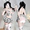 Sex Underwear, Milk Cow Split Suit, Pure Desire Uniform Temptation Three-point Bikini Two-dimensional Suit, Women