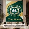 Custom Text Tapestry Plymouth Argyle FC Print Wall Tapestry Indoor Living Room Wall Decor
