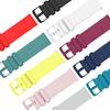 5‑Pack Flat Pure‑Color Soft‑Silicone Replacement Watch‑Band Strap, Universal Sport Bracelet for 22mm Lug Smart‑Watch