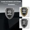 Car Metal Shield Emblem Side Fender Body Trunk Badge Sticker For Opel Astra G H J K F Corsa D Zafira B Insignia Mokka Regal