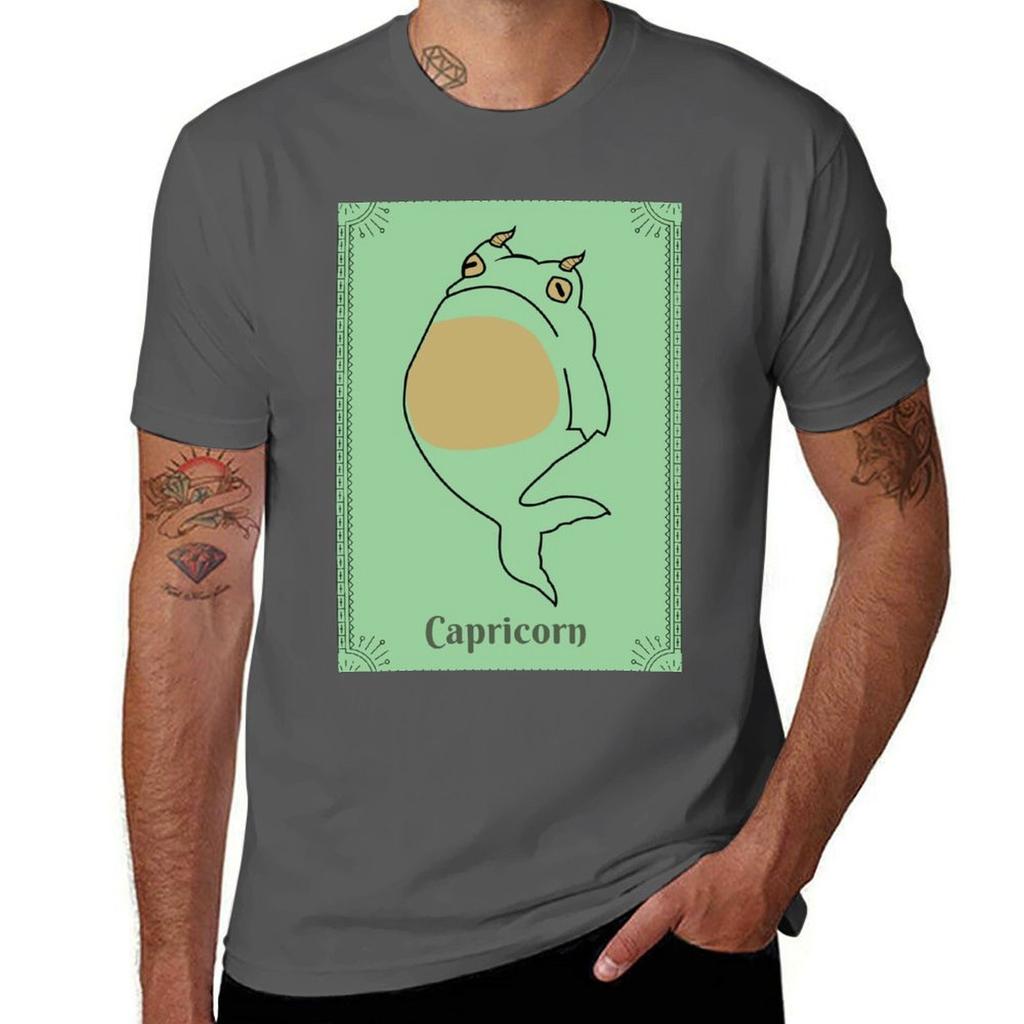 Capricorn frog TShirt t shirt personalised man t shirts for men TShirt