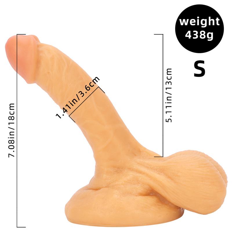 4 modely super dlouhého a velkého simulačního dilda Simulace penisu dildo pro dospělé
