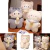 Adorable Standing Plush Cat Toy With Pp Cotton Filling Perfect For Decor And Cuddles