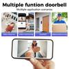 Wireless Smart Doorbell Camera 1080P Bidirectional Door Eye Camera Household HD WiFi Video Doorbell