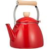 Pearl Metal Crevia Enamel Kettle 2.5L Red