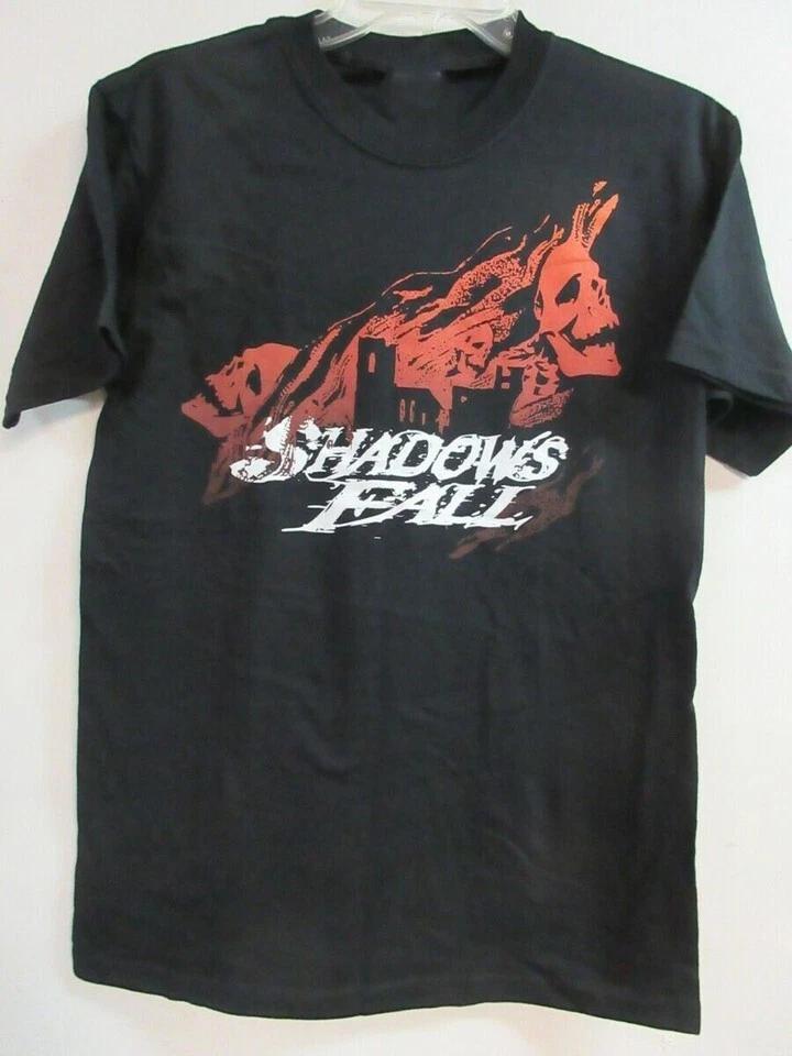 Vintage SHADOWS FALL Black Cotton Shirt All size S-345XL Gift For Fans HRN152