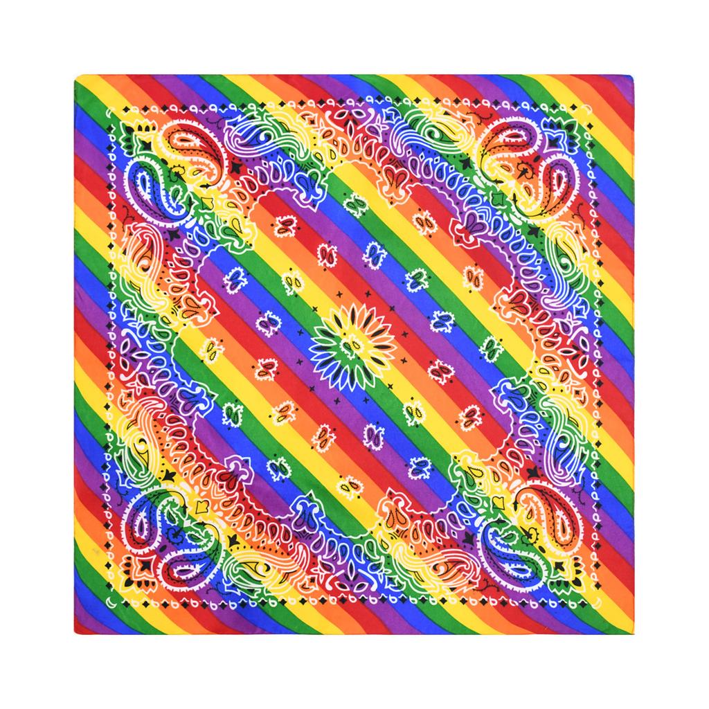 4Pcs Unisex Bandana Square Scarf for Men and Women Soft Scarves Colorful Headwear for Outdoor Sports and Festivals