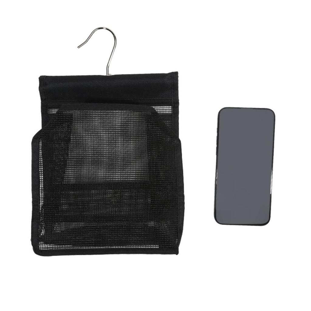 Hanging Toiletry Kits PVC Mesh Hanging Bag Portable Quick Drying Shower Storage Bag Wall Mounted Cosmetics Toiletries Organizer