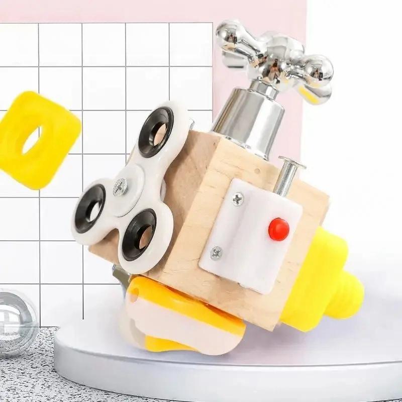 Children's Puzzle Early Education Box Baby Classic Busy Block Montessori Teaching Aids Block Interest Unlocking Toy