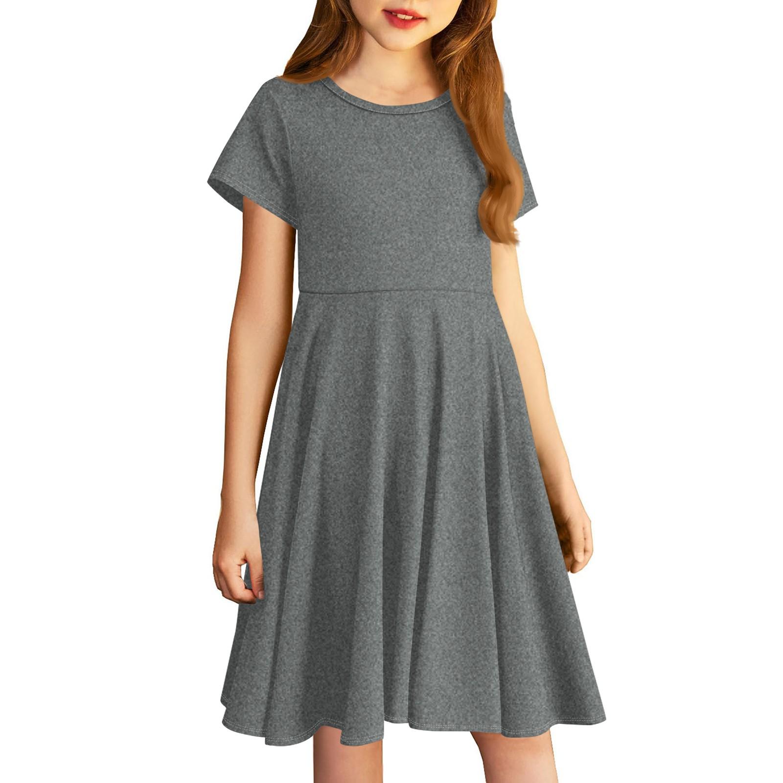

Girl Skirt Cute Solid Color Dress For Children Little Skirt 90